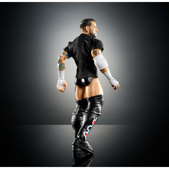 Mattel WWE Elite Action Figure & Accessories, Series #115 6-inch Collectible CM Punk with 25