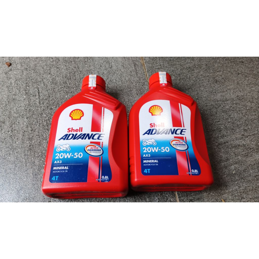 SHELL AX3 Oli Mineral Oli motor bebek biar awet ORIGINAL TERJAMIN