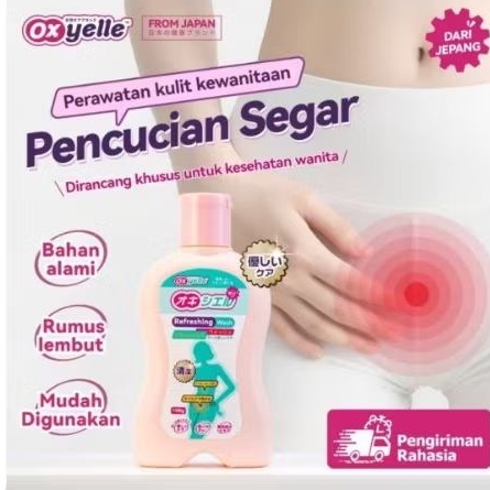 Oxyelle Cairan perawatan kewanitaan lembut membersihkan menyegarkan dan mengurangi gatal
