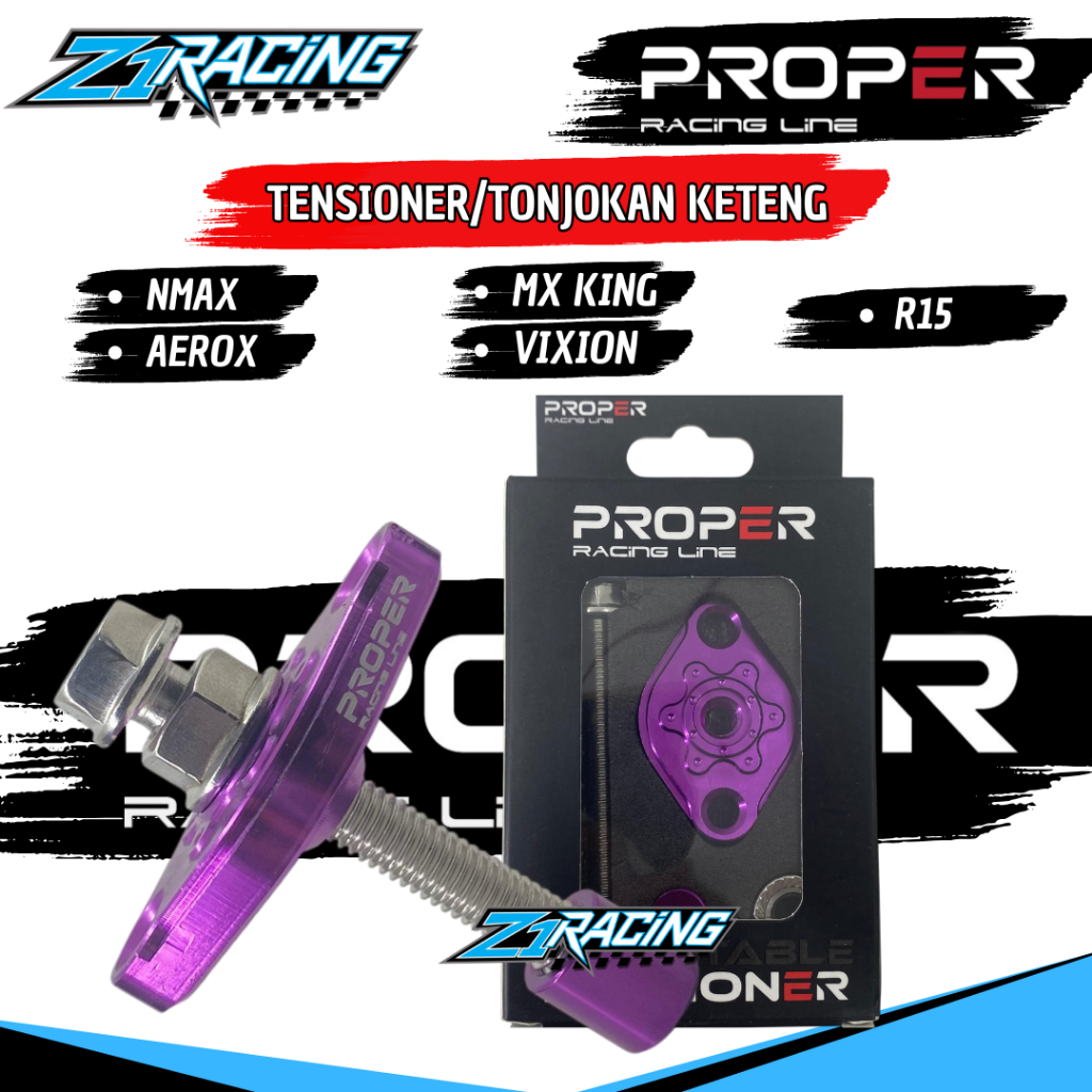 ADJUSTABLE TENSIONER NMAX AEROX MX KING VIXION R15 PROPER RACING LINE .