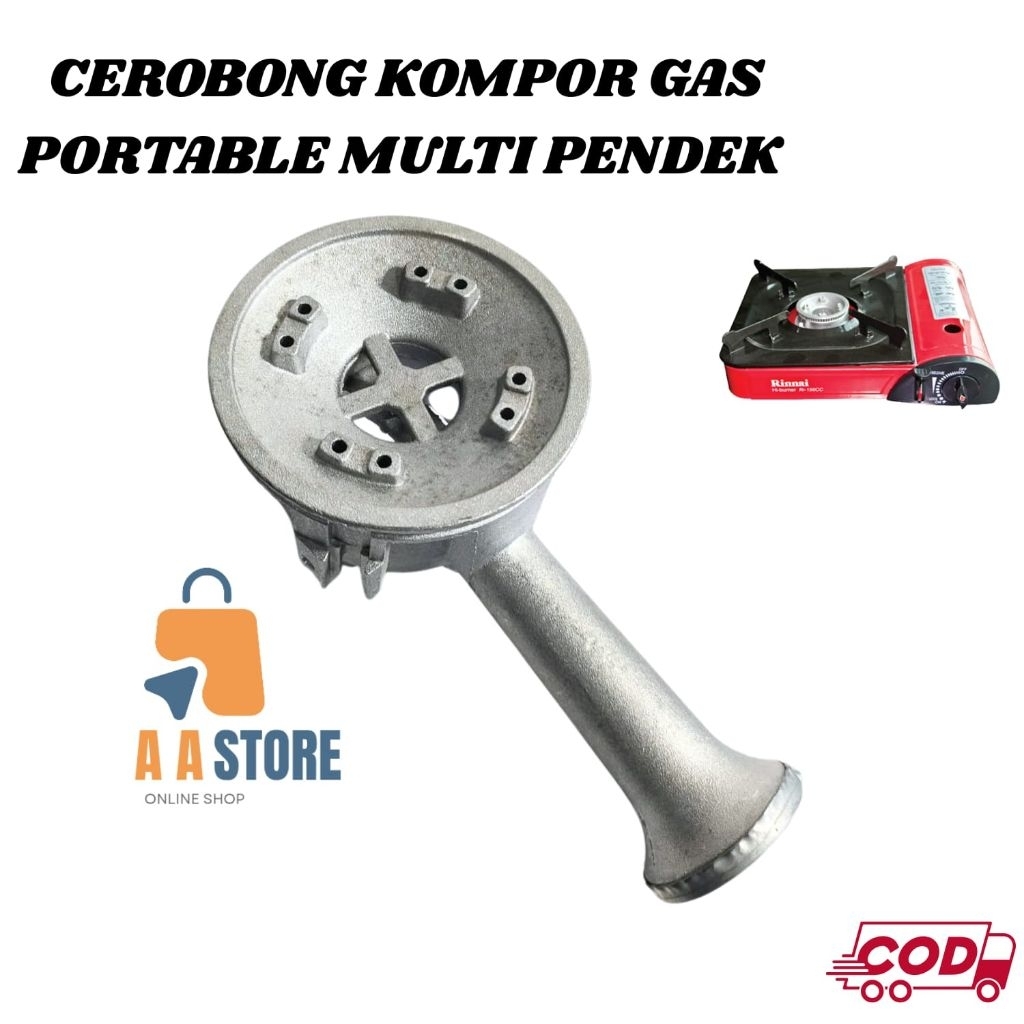 TUNGKU CEROBONG KOMPOR GAS PORTABLE / KOMPOR GAS 1TUNGKU PORTABEL TUNGKU RENDAH