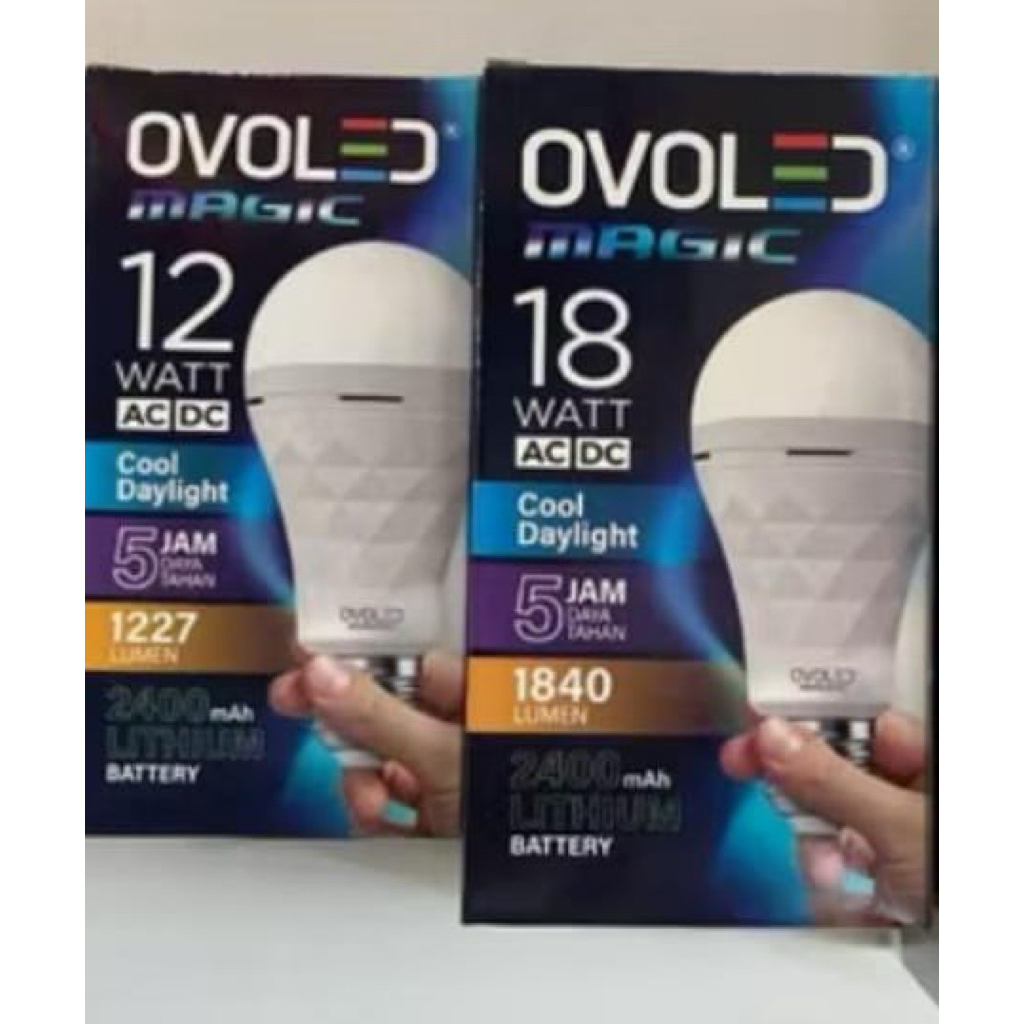 Lampu LED Emergency OVOLED Magic AC DC