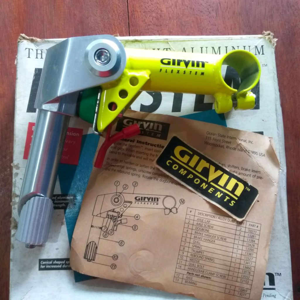 stem girvin flex suspension system NOS