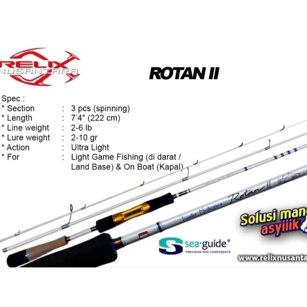 Joran Relix Nusantara Rotan II 743