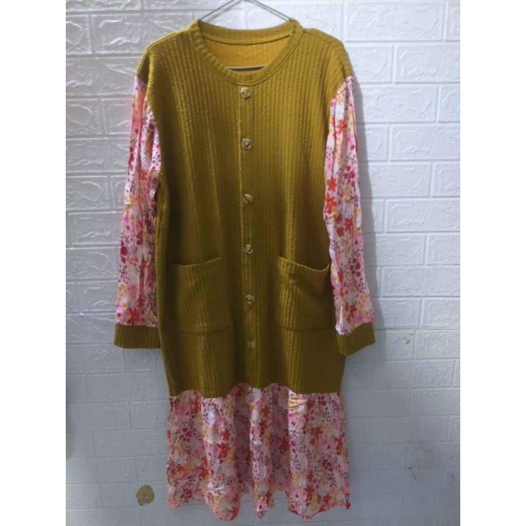 midi atau long tunik meijiwang (prelove)