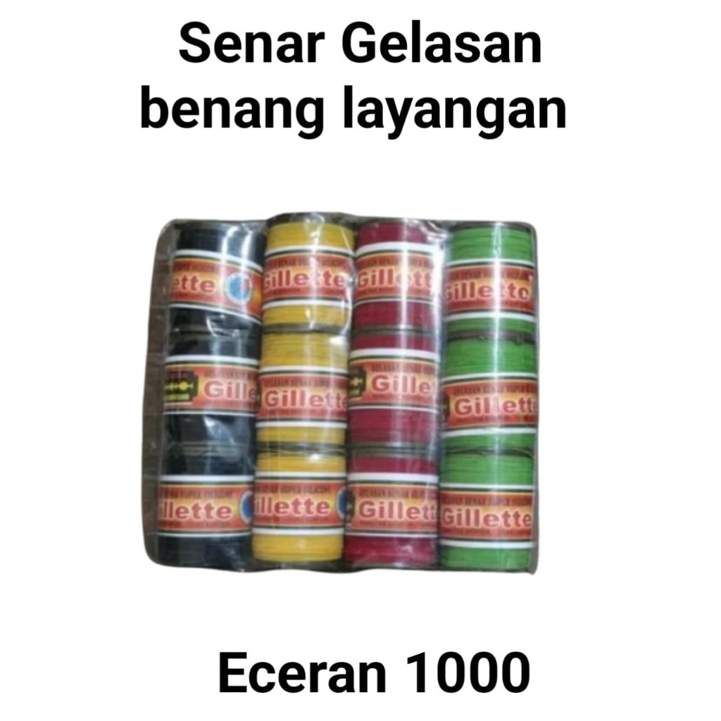 PROMO Gelasan Benang Layangan 1 Pack Isi 12 Pcs