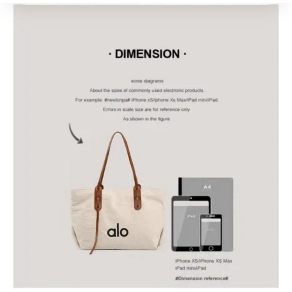 {NEW} TOTE BAG ALO YOGA LARGE