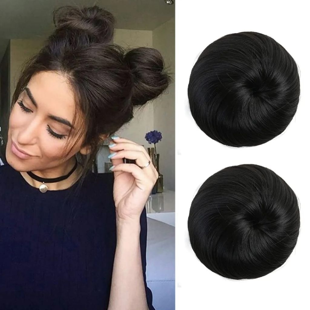 GRIYA REMA Bun Korean Style Bun Dewasa Cepol Rambut Sanggul Modern Bun Pramugari Cepol Rambut