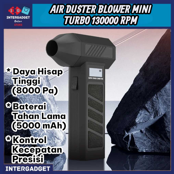 Air Duster Blower Vacuum Turbo Jet Fan 130000RPM 8000Pa 184W