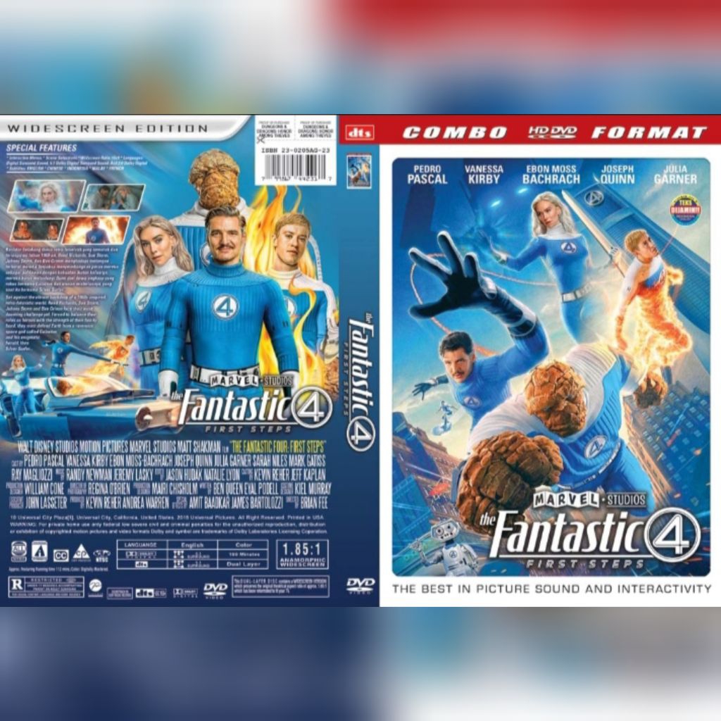DVD Fantastic Four 2025(Pedro Pascal)