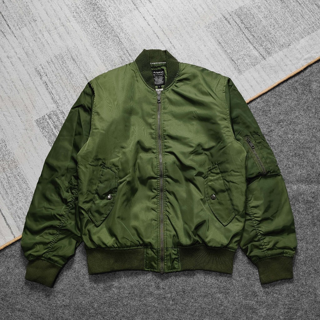 Fieldcore Heat Assist MA-1 Bomber Jacket Jaket Outer Luaran