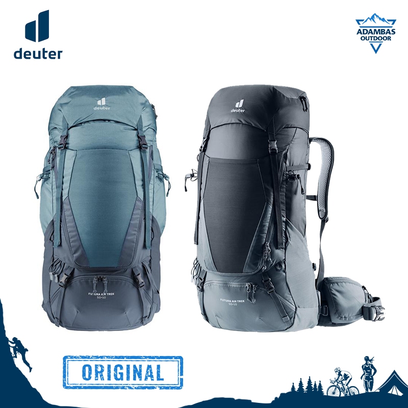 Backpacking Pack - DEUTER FUTURA AIR TREK 50+10 - RANSEL GUNUNG