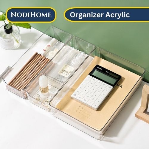ORGANIZER LACI BENING ACRYLIC SUMPIT SENDOK ORGANIZER KAMAR LACI SEKAT LACI / ORGANIZER ACRYLIC - No