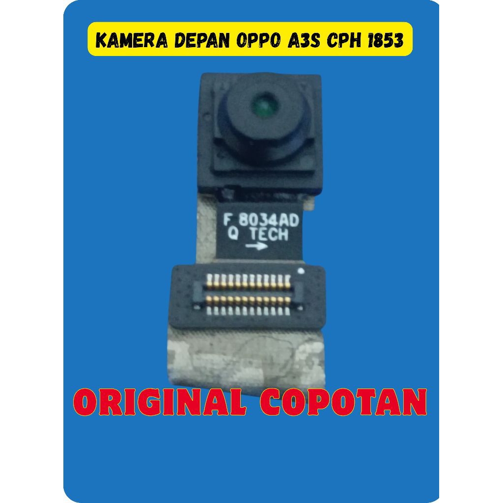 KAMERA DEPAN OPPO A3S CPH 1853 COPOTAN BAWAAN HP ORI