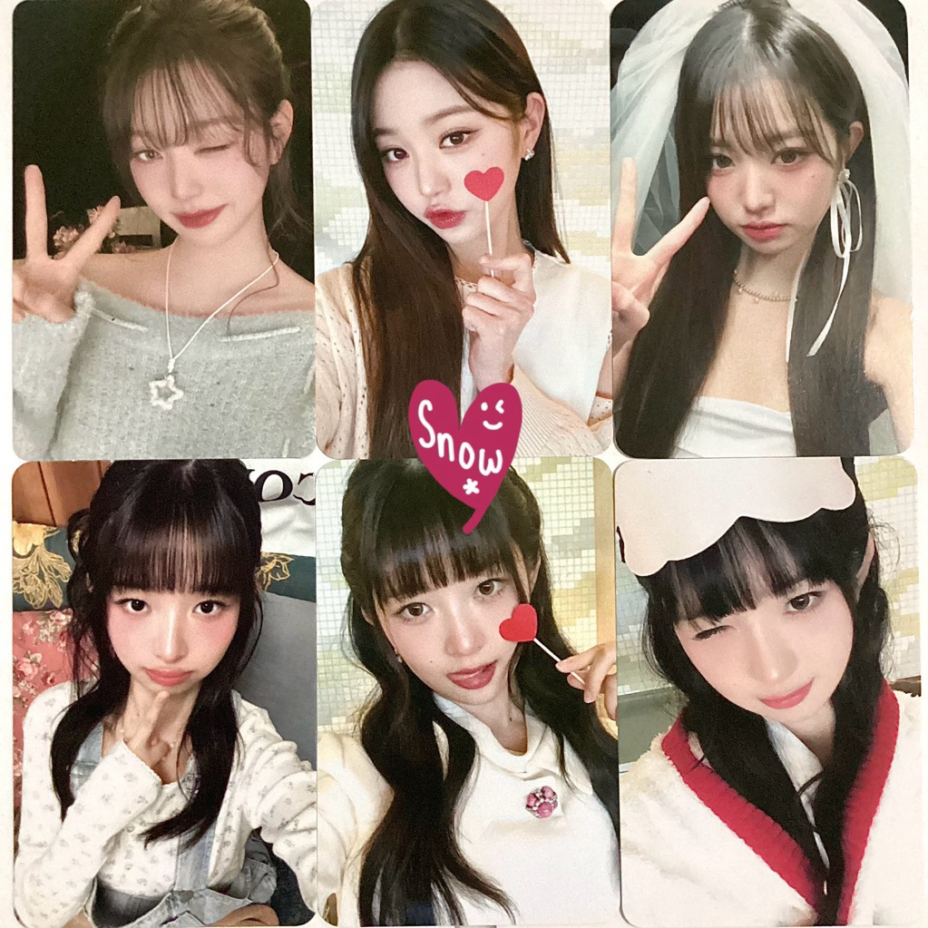 IVE Jang Wonyoung Rei Official Photocard PC Empathy POB Fansign FS Lucky Draw LD (Heart, Wedding, Lo