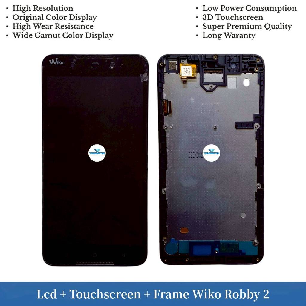 Lcd + Touchscreen + Frame Wiko Robby 2 - Harry - Lenny 4 Plus Ori New