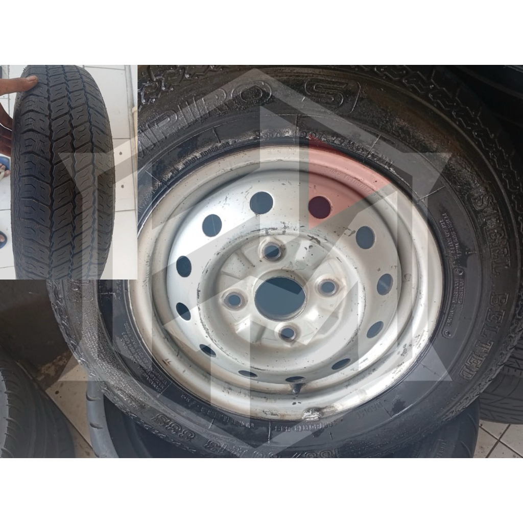 velg serep plus ban R13 pcd 114