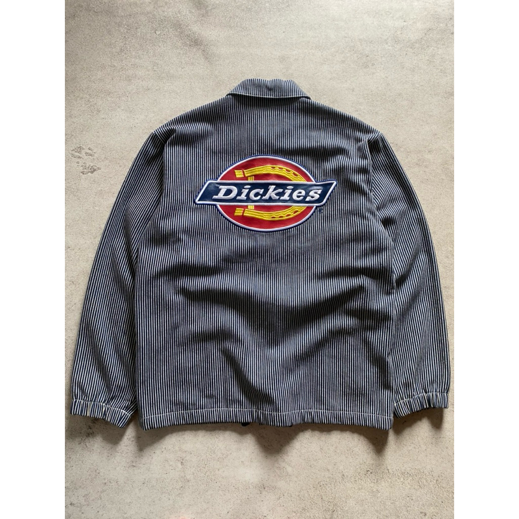 COACH JACKET DICKIES HICKORY BIG LOGO