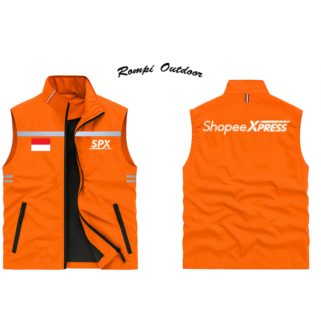 Diskon  Rompi Hiking Scotlight Kurir Shopee Express SPX Keren Terbaru Bisa Custom