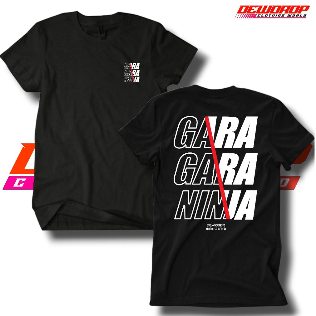 KAOS GARA GARA NINJA | KAOS MOTOR KAWASAKI NINJA | KAOS RACING UNISEX