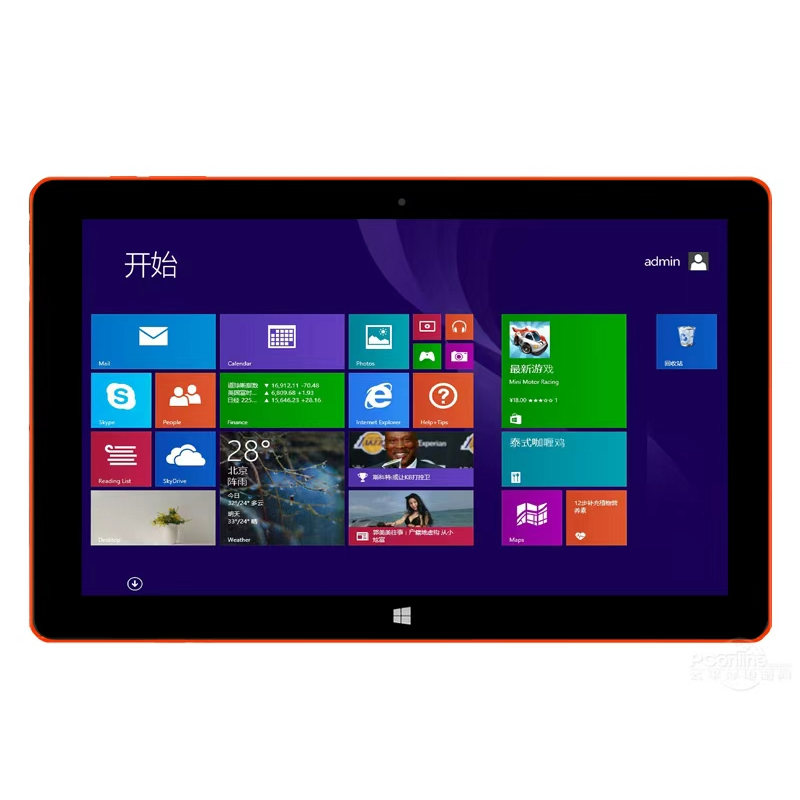 Tablet PC Windows 10 10,6 inci 32-Bit Mlt10w, RAM DDR 4GB, ROM 32GB, Z3735F Quad-Core, Layar IPS 136