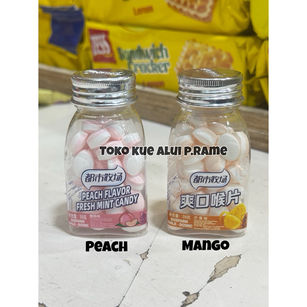 Permen Buah Segar Xinle ( Rasa Peach & Mangga )