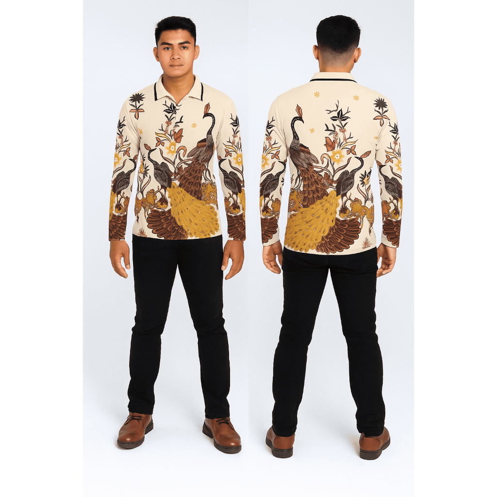 Kaos Kerah Model Polo Edisi Terbaru BATIK PAPUA Jersey Baju  Batik FULL PRINTING KUALITAS PREMIUM