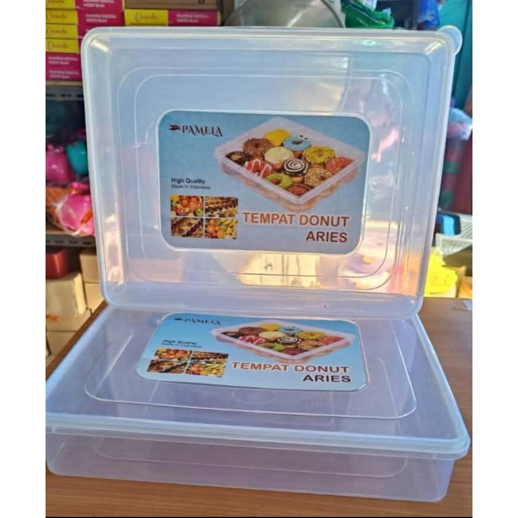 Box donat jumbo wadah kue wadah donat tempat bolu XL