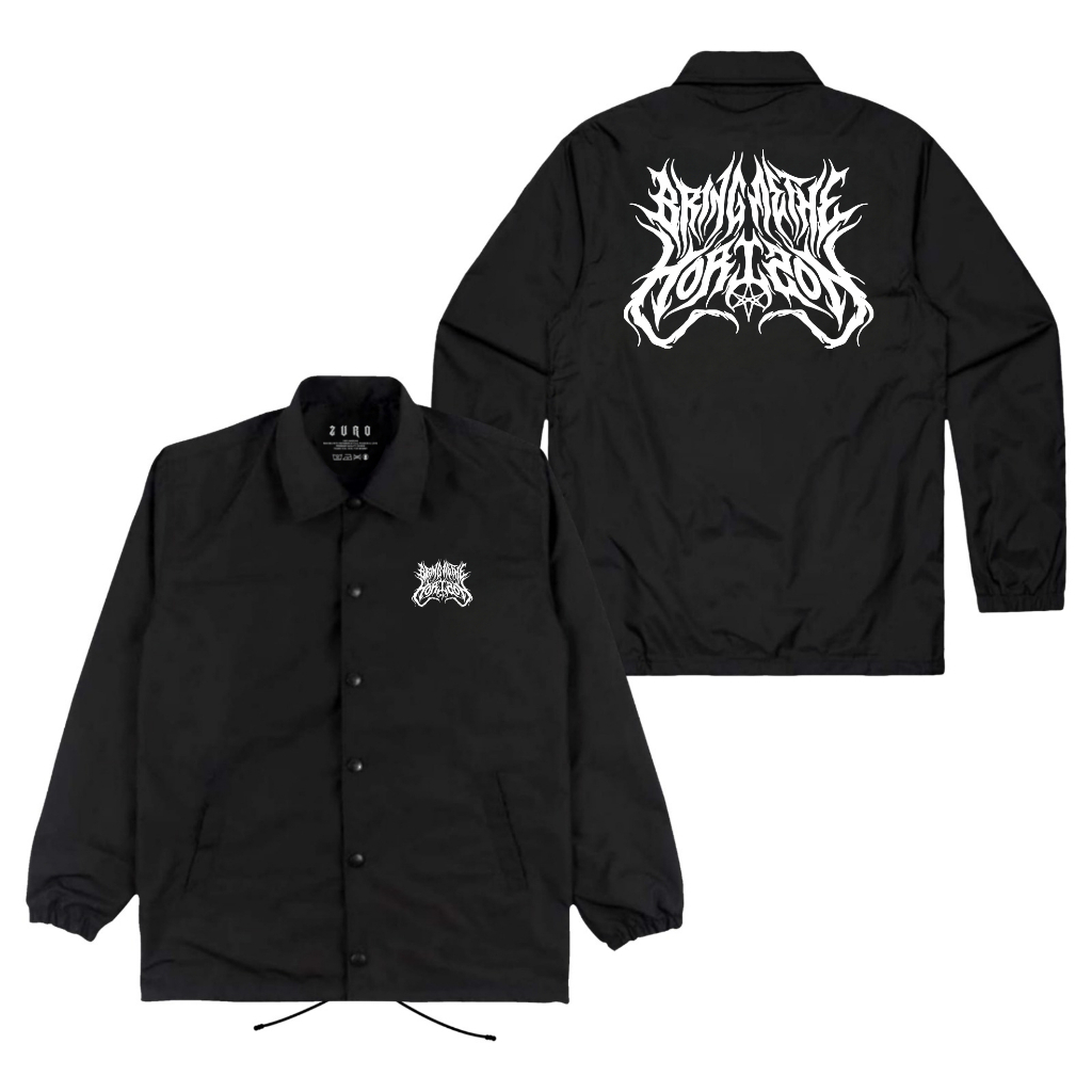 The Getooxs Jacket Coach Bmth Metall Jacket Unisex warna Hitam