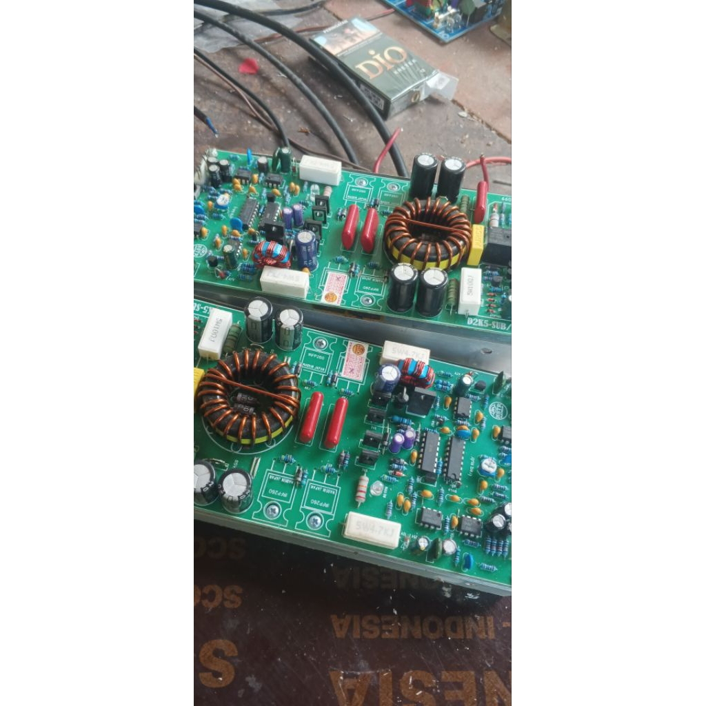 driver power classD 1set driver d2k5 - sub/mid - (BEKAS-NORMAL)