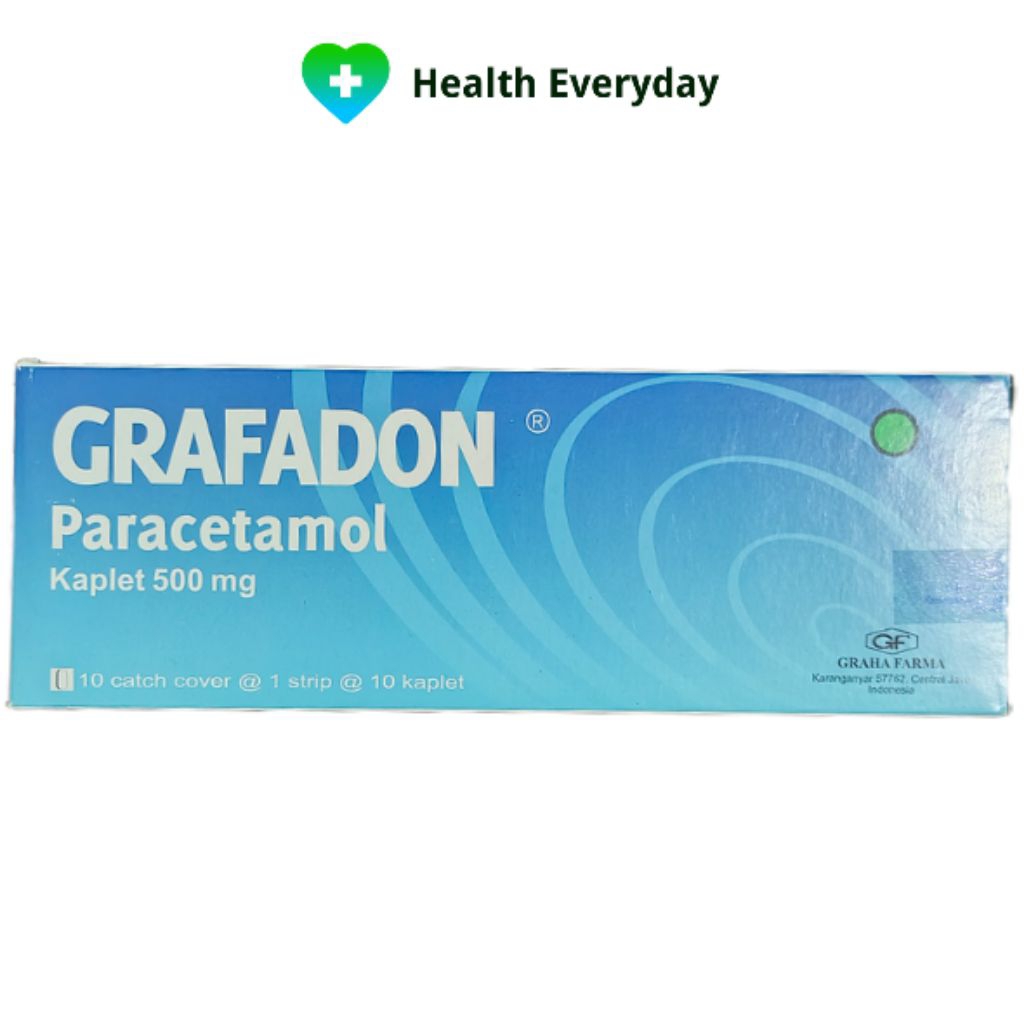 GRAFADON PARACETAMOL 500mg Kaplet isi 100s/Dus