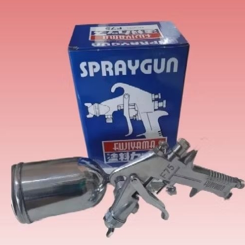 SPRAY GUN F75 TABUNG ATAS SEMPROTAN ALAT CAT TABUNG ATAS F75 FUJIYAMA JAPAN ORIGINAL BISA COD