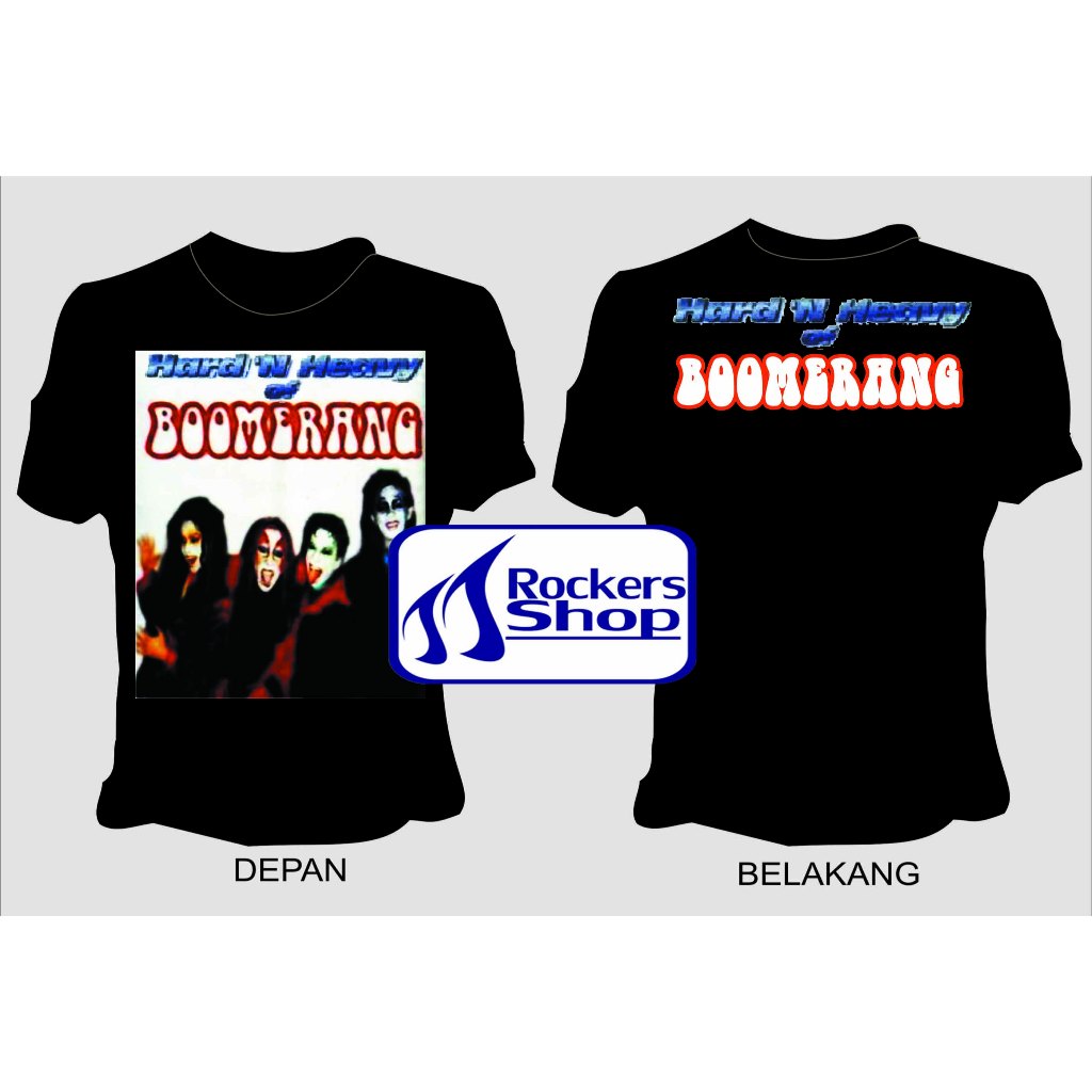 KAOS BOOMERANG ALBUM HARD N HEAVY BOOMERANG BAND BOOMERS