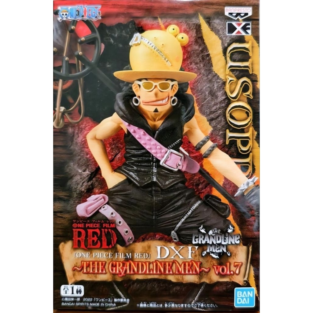 Action figure one piece film red original BANPRESTO DXF the grandline men vol 7 - USOPP
