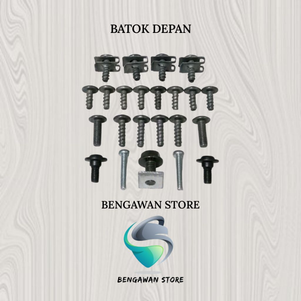 Baut Full Set Cover Bodi Body Batok Depan Yamaha Sigma 2 Tak 2T