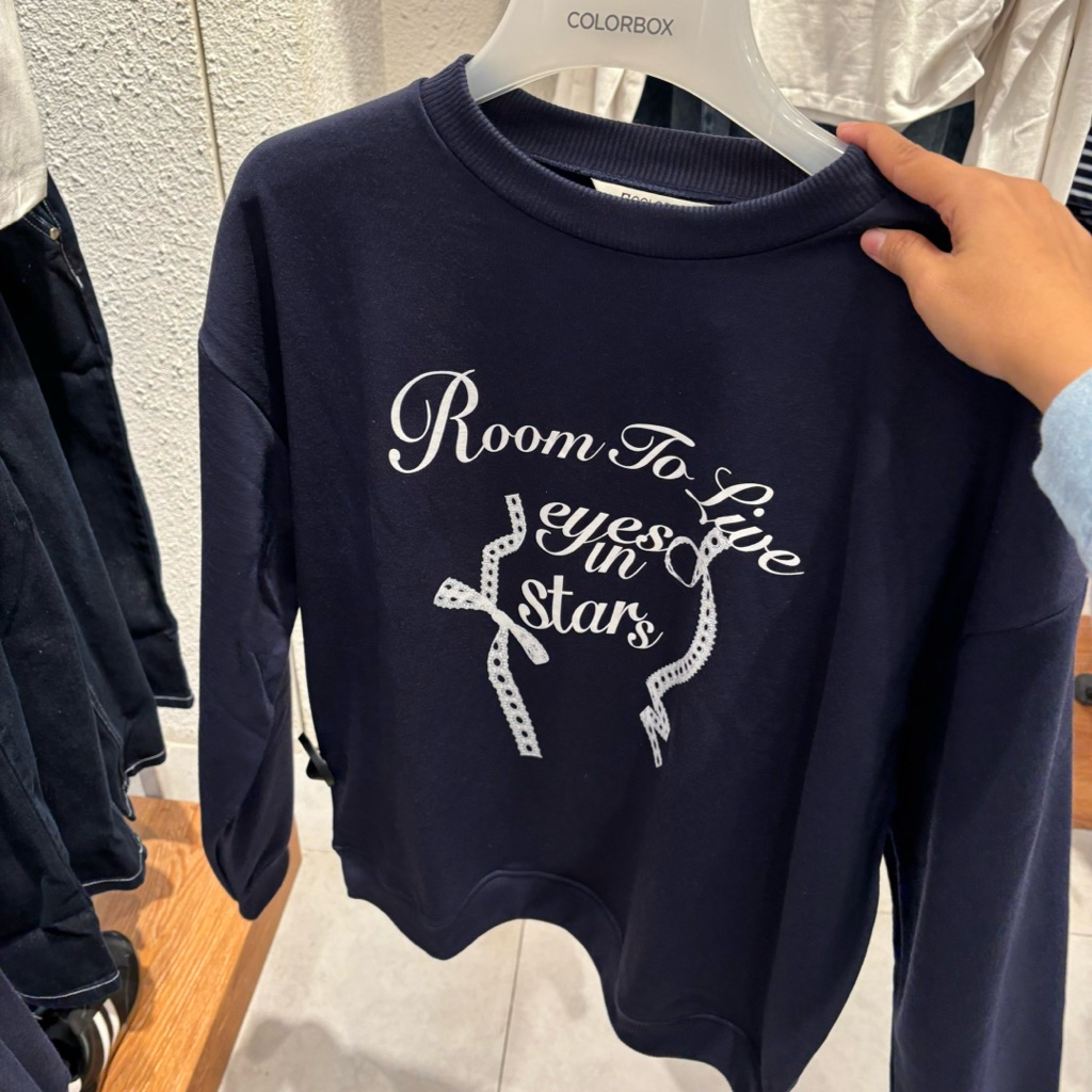 sweater sweatshirt motif printed lengan panjang colorbox sale