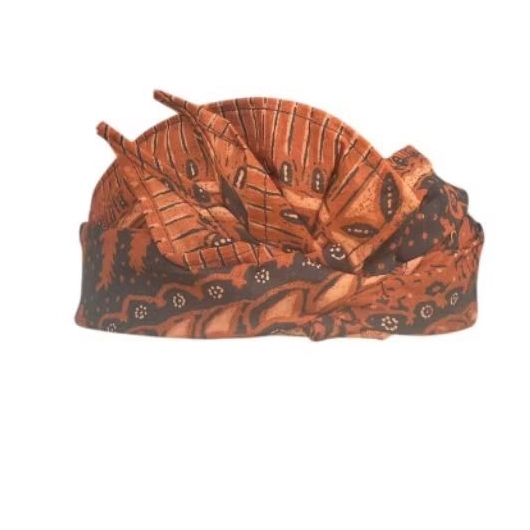 Udeng batik coklat ajeg bali