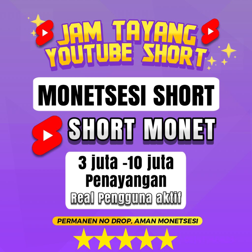 PAKET Penambah OTomatis vieWER naikin JaM 10jt VIEWS Retensi full jam real tayang for YouTuBe untuk