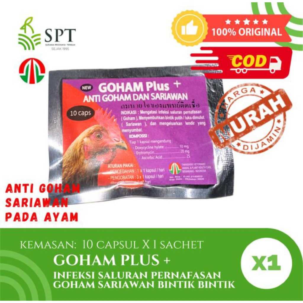 GOHAM PLUS + SACHET (TAMASINDO) SARIAWAN MANIKA GOHAM AYAM