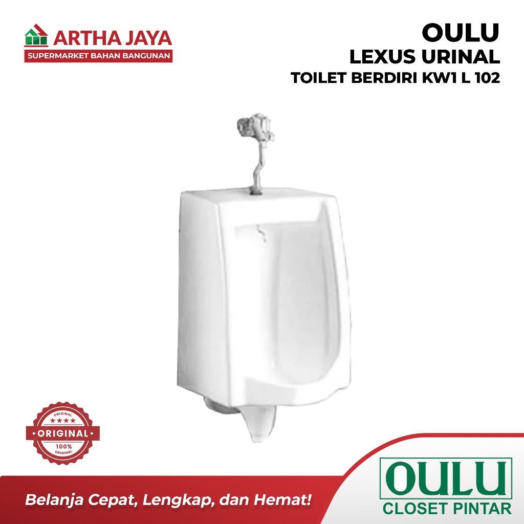 OULU L 102 L102 LEXUS URINAL / URINOIR / CLOSET / Kloset Toilet Berdiri KW1