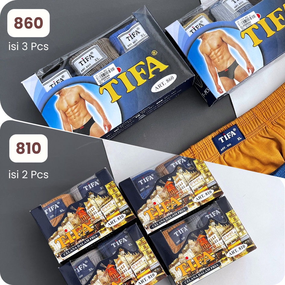 CELANA DALAM PRIA TIFA / CELANA Dalam PRIA TIFA BRIEF 810/860 Pack