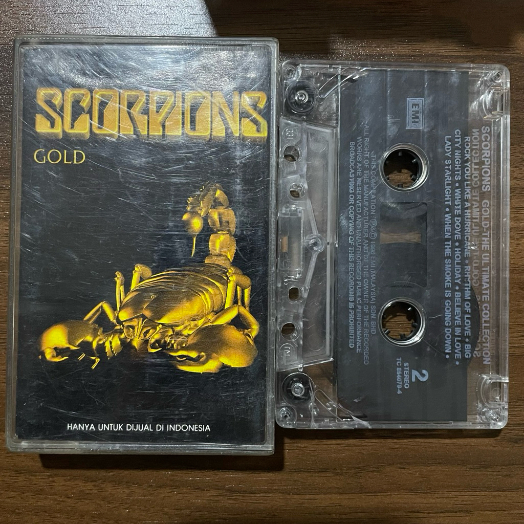 Kaset pita - Scorpions - Gold