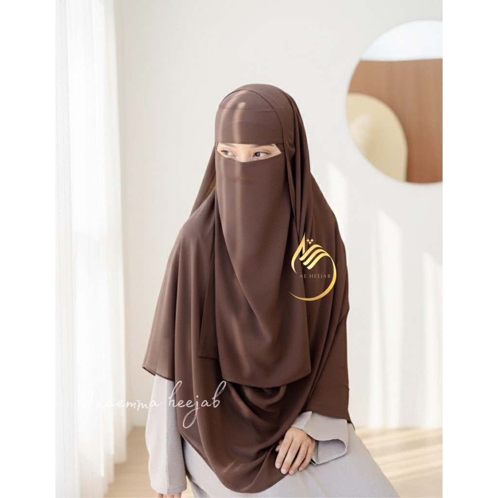 Set Niqob Pashmina Jumbo Non Instan 200×100 | Shawl Wardah Premium