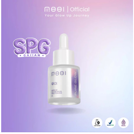 Mooi Pure Glow Serum 20ml Niacinamide Whitening SERUM KOREA 100% ORIGINAL