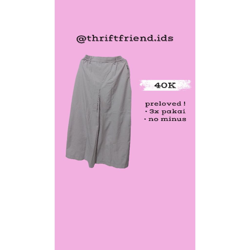 Preloved Rok Putih Sekolah