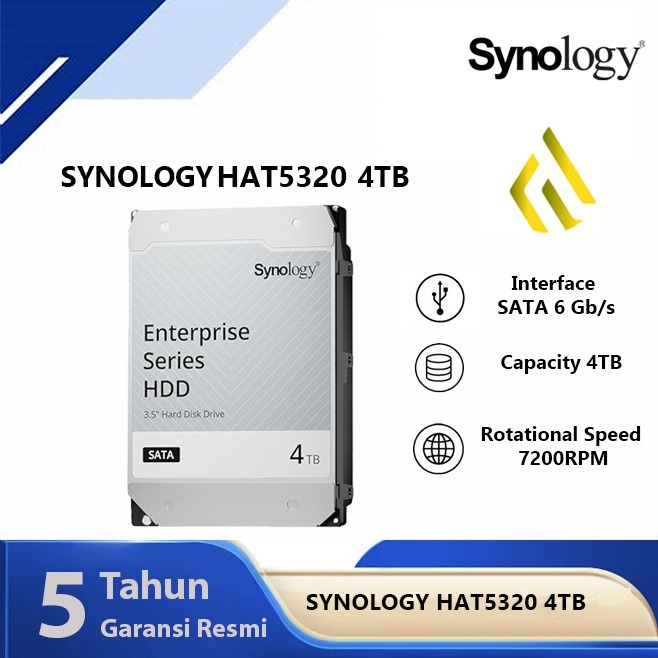 Synology HAT5320-4T 4TB - HDD Harddisk 3.5 Inch SATA Plus Series NAS