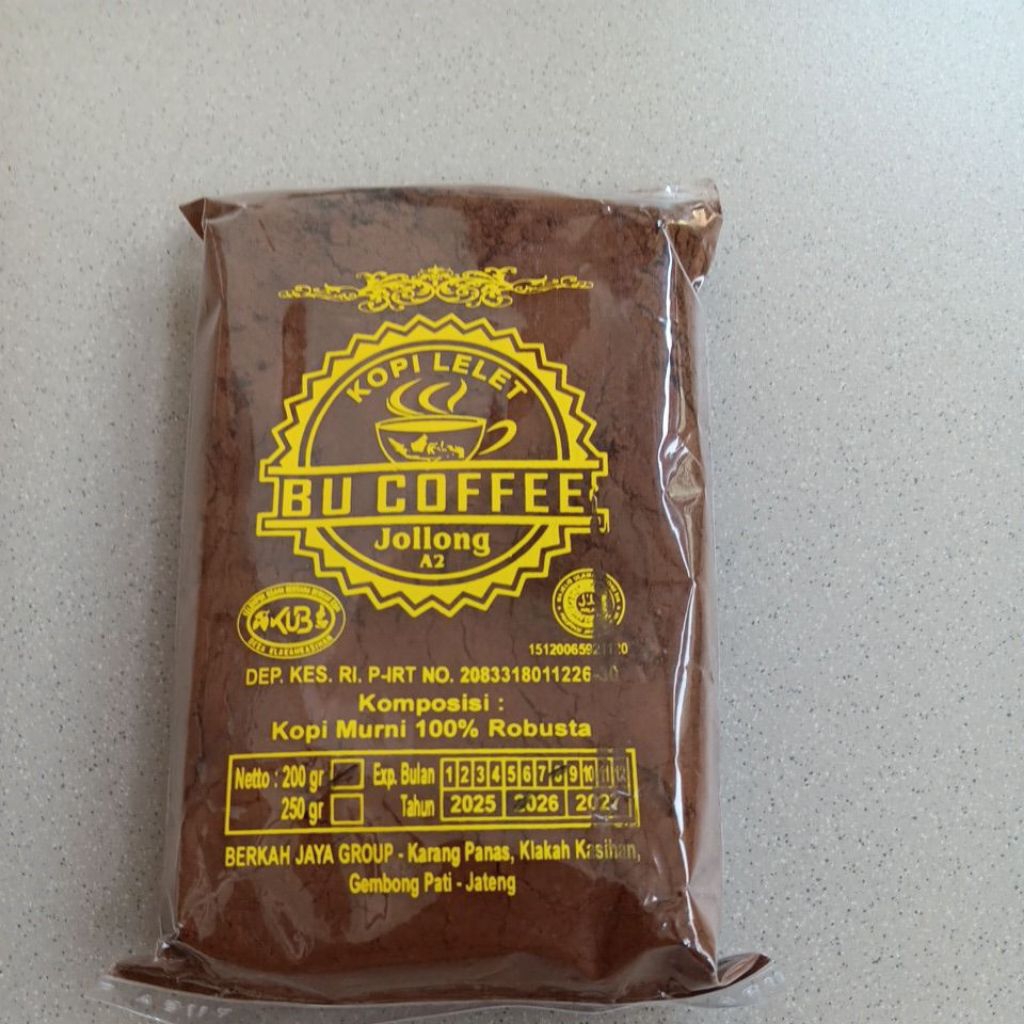 Kopi bubuk / Kopi lelet 200 gr khas jolong pati jawa tengah