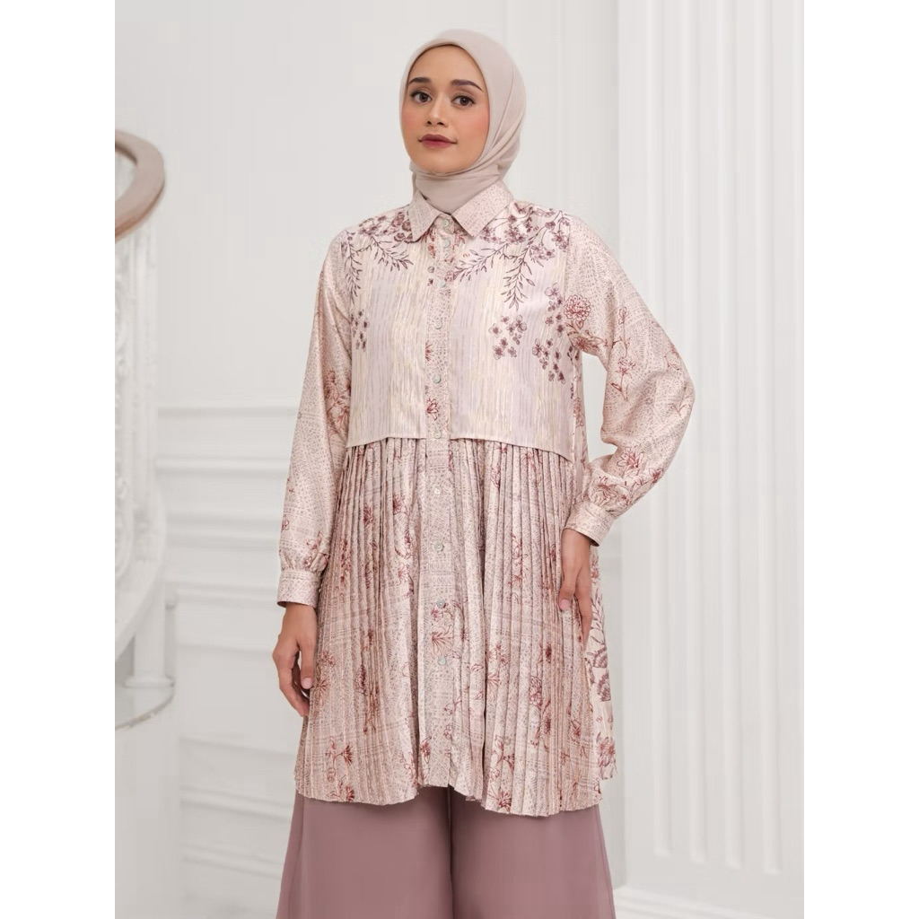 Geulis.id YUMNA TUNIC / PRINTED TUNIC / SARMBIT KELUARGA (4 warna)
