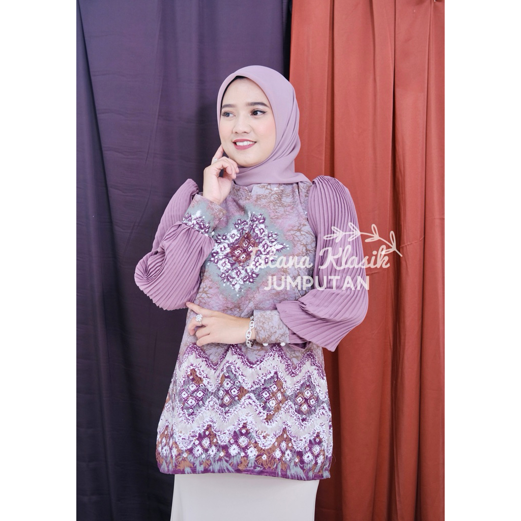 TUNIK JUMPUTAN PALEMBANG NARA BLUS JUMPUTAN ATASAN JUMPUTAN KOMBINASI TUNIK JUMPUTAN PALEMBANG BY IS