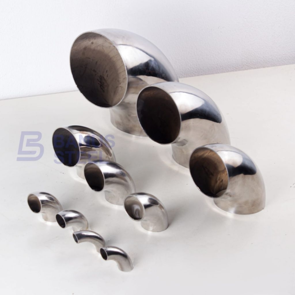 Shoporenku Elbow Stainless 2" Inch / Elbow Knee Sambungan Pipa 2" Inch / Elbow Keni Las Sambungan